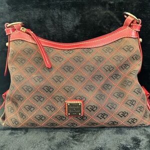 Dooney & Bourke Signature Canvas Shoulder Bag